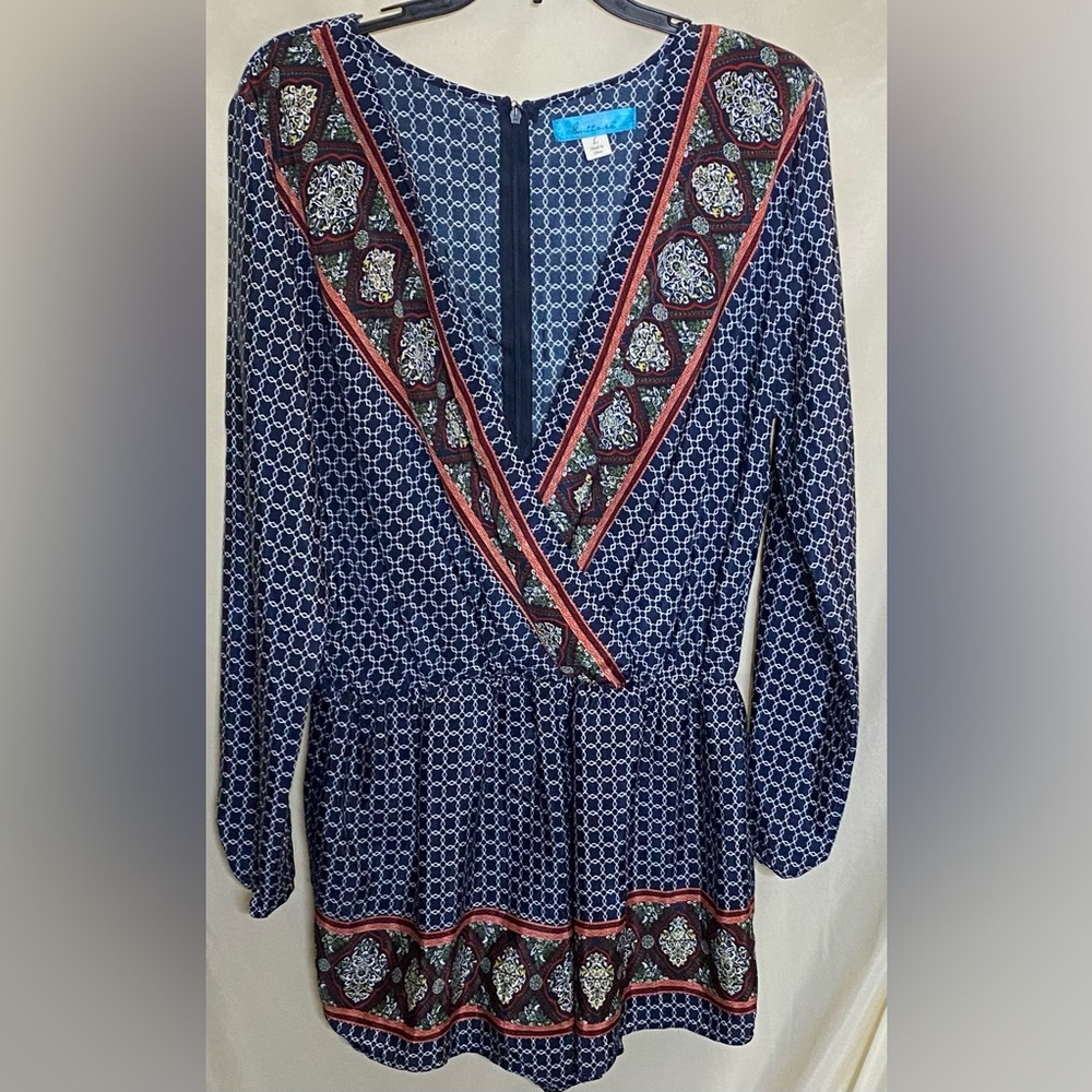 Buttons Brand Long Sleeve Boho Romper